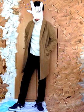 「GU（ジーユー）の（GU）スキニーフィットジーンズ（MEN ⁄ ジーンズ）」を使った、なかじま たいがさん（メンズ・180cm）の春コーディネート