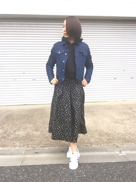 「スプリングSENSEOFPLACE」｜「アイテム（ワンピース/ドレス）」を使った、あじゅんさん（レディース・158cm）の春コーディネート