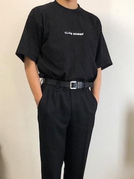 「soe（ソーイ）のアイテム（その他）」を使った、castleさん（メンズ・168cm）の夏コーディネート