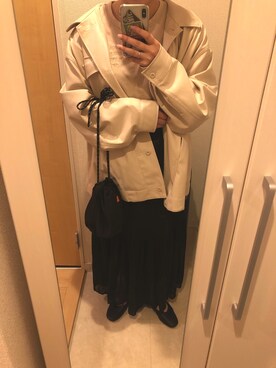 「Kastane」｜「アイテム（カバーオール）」を使った、ちむたくさん（レディース・158cm）の春コーディネート