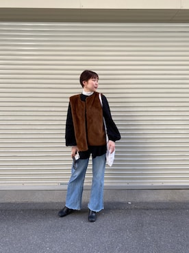 「kastane_ootd」｜「アイテム（その他アウター）」を使った、ちむたくさん（レディース・158cm）の春コーディネート