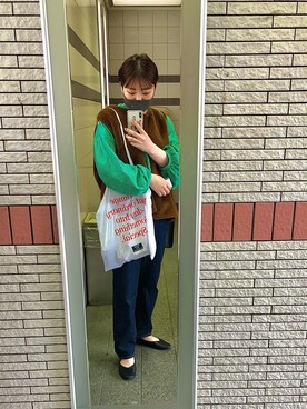 「kastane_ootd」｜「アイテム（その他アウター）」を使った、ちむたくさん（レディース・158cm）の春コーディネート