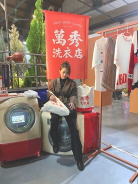 「西裝外套」｜「アイテム（フォーマルスーツ/小物）」を使った、Ollieさん（レディース・158cm）の冬コーディネート