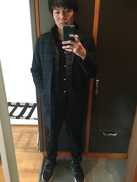 「MARTIN MARGIELA（マルタンマルジェラ）のアイテム（財布/小物）」を使った、Shinyaさん（メンズ・182cm）の冬コーディネート