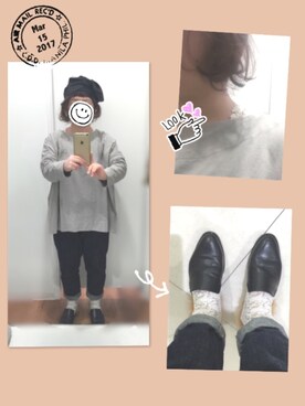 「レースタンク」｜ビスケさん（レディース・145cm）の春コーディネート