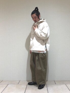 「BEAUTY&YOUTH UNITED ARROWS（ビューティーアンドユースユナイテッドアローズ）の＜Jalan Sriwijaya＞ ∴ BY プレーントゥ オックスフォード¨（ドレスシューズ）」を使った、富田（tomida）さん（メンズ・174cm）の冬コーディネート