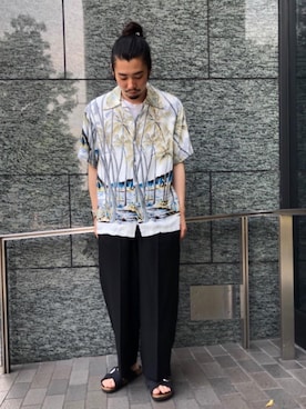 富田（tomida）さん（メンズ・174cm）の夏コーディネート