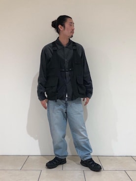「RECOMMEND  ITEM STYLING」｜「アイテム（ブルゾン）」を使った、富田（tomida）さん（メンズ・174cm）の秋コーディネート