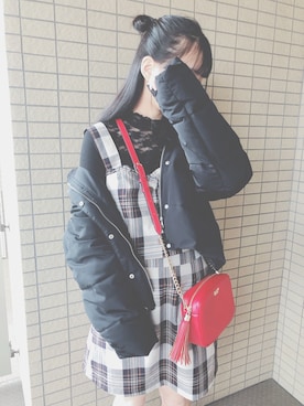 SNOWさん（レディース・158cm）の冬コーディネート