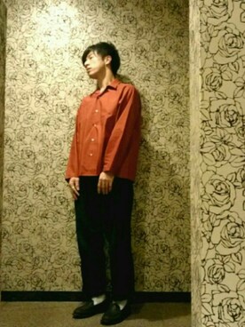 「AURALEE」｜ジョークなジュークさん（メンズ・172cm）の春コーディネート