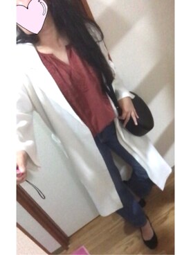 「IENA SLOBE」｜sioriさん（レディース・157cm）の冬コーディネート