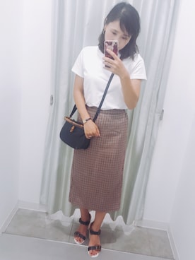 「ROOM903（ルームナインオースリー）のアイテム」を使った、sioriさん（レディース・157cm）の秋コーディネート