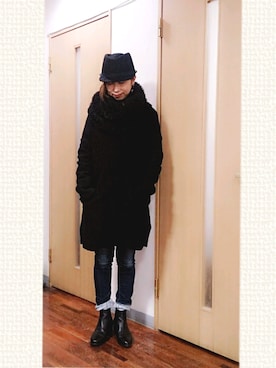 kyonさん（レディース・159cm）の冬コーディネート