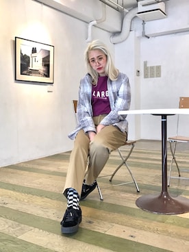 伏木 栞織さん（レディース・174cm）の夏コーディネート