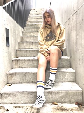 伏木 栞織さん（レディース・174cm）の秋コーディネート