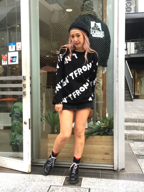 伏木 栞織|XLARGEのニット/セーターを使ったコーディネート - WEAR
