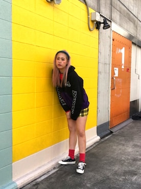 伏木 栞織さん（レディース・174cm）の冬コーディネート