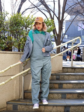 伏木 栞織さん(レディース・174cm)の冬コーディネート