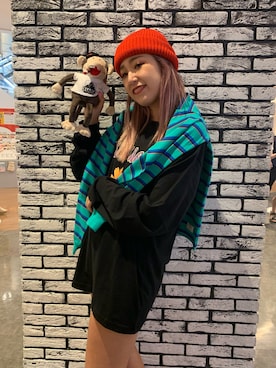 伏木 栞織さん(レディース・174cm)の秋コーディネート