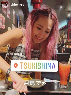 伏木 栞織さん（レディース・174cm）の春コーディネート