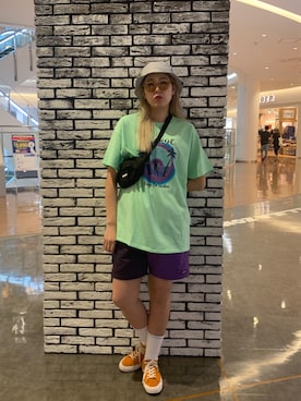 伏木 栞織さん（レディース・174cm）の夏コーディネート