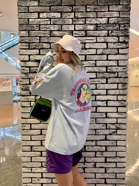 伏木 栞織さん(レディース・174cm)の夏コーディネート