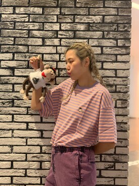 伏木 栞織さん（レディース・174cm）の夏コーディネート