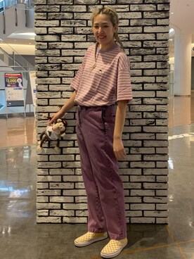 伏木 栞織さん（レディース・174cm）の夏コーディネート