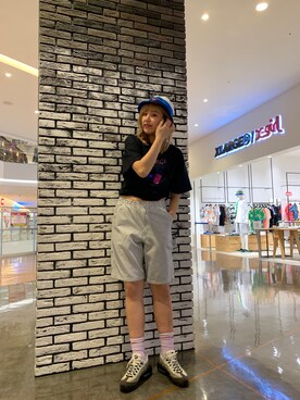 伏木 栞織さん（レディース・174cm）の夏コーディネート