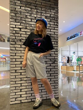 伏木 栞織さん（レディース・174cm）の夏コーディネート