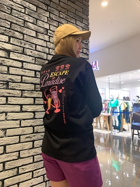 伏木 栞織さん（レディース・174cm）の夏コーディネート