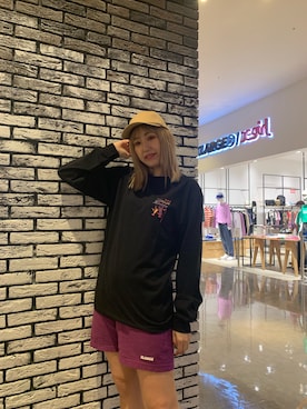 伏木 栞織さん（レディース・174cm）の夏コーディネート