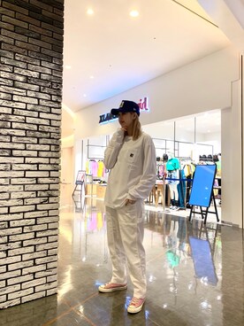 伏木 栞織さん（レディース・174cm）の夏コーディネート