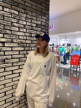 伏木 栞織さん（レディース・174cm）の夏コーディネート