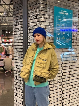 「THE QUIET LIFE（クワイエットライフ）のアイテム」を使った、伏木 栞織さん（レディース・174cm）の冬コーディネート