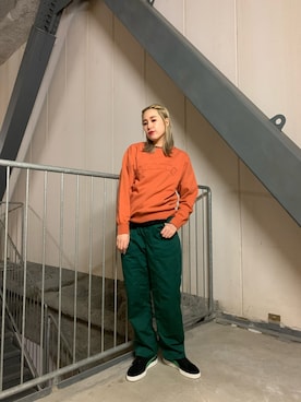 伏木 栞織さん（レディース・174cm）の冬コーディネート