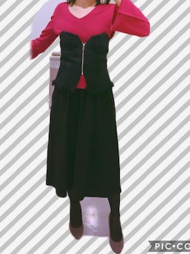 Mitsuさん（レディース・159cm）の冬コーディネート