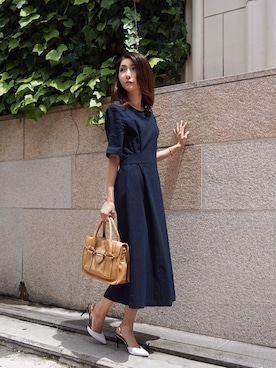 「ランチ」｜shiokoさん（レディース・155cm）の春コーディネート