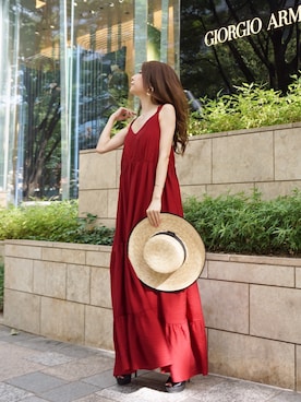 「My shawty（ﾏｲｼｬｳﾃｨｰ）のアイテム（アクセサリー）」を使った、shiokoさん（レディース・155cm）の夏コーディネート