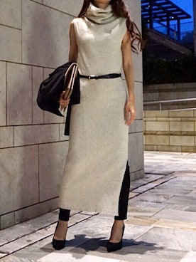 「My shawty（ﾏｲｼｬｳﾃｨｰ）のアイテム（トレンチコート）」を使った、shiokoさん（レディース・155cm）の秋コーディネート