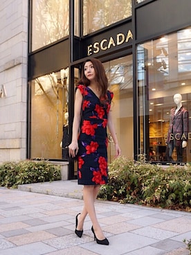 「アイテム（クラッチバッグ）」を使った、shiokoさん（レディース・155cm）の冬コーディネート