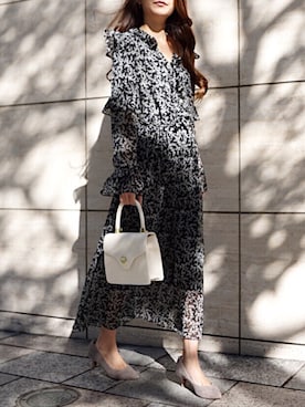 「My shawty（ﾏｲｼｬｳﾃｨｰ）のアイテム（ハンドバッグ）」を使った、shiokoさん（レディース・155cm）の春コーディネート