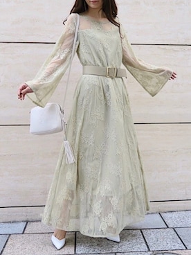 「Yves Saint Laurent（イヴサンローラン）のアイテム」を使った、shiokoさん（レディース・155cm）の冬コーディネート
