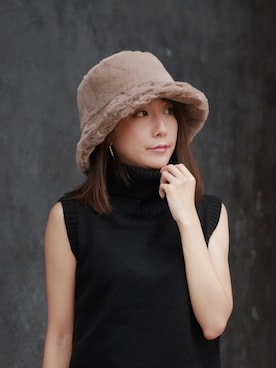 「My shawty（ﾏｲｼｬｳﾃｨｰ）のアイテム（アクセサリー）」を使った、shiokoさん（レディース・155cm）の秋コーディネート