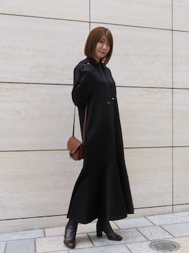「ODETTE E ODILE（オデットエオディール）のアイテム（ブーツ）」を使った、shiokoさん（レディース・155cm）の秋コーディネート