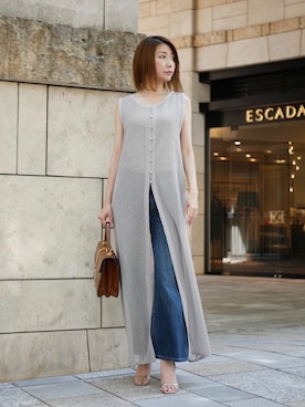 「GUCCI（グッチ）のアイテム（バッグ）」を使った、shiokoさん（レディース・155cm）の夏コーディネート