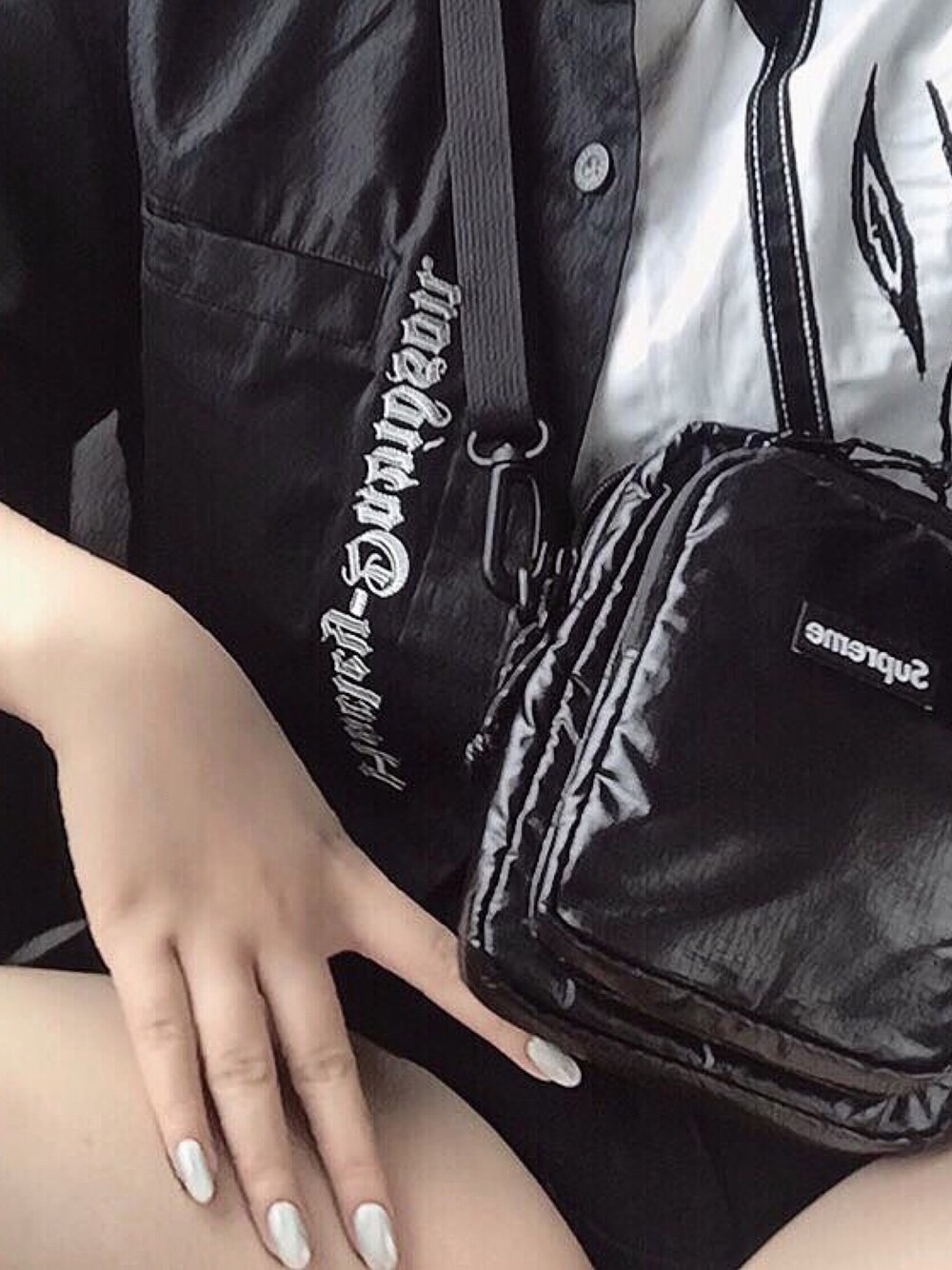 「HARLEY-DAVIDSON、shanghai」｜「Harley-Davidsonのアイテム（シャツ/ブラウス、その他）」を使った、Feltiさん（レディース・168cm）の冬コーディネートの1枚目の写真