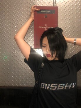 「MISBHV（ミスビヘイブ）のアイテム」を使った、Feltiさん（レディース・168cm）の秋コーディネート