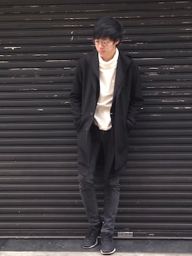 「GGD（ジージーディー）のアイテム（ジャケット/アウター）」を使った、GRAND GLOBAL吉祥寺店さん（メンズ・176cm）の冬コーディネート