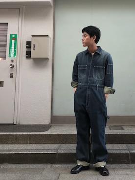 「アイテム（オールインワン・サロペット）」を使った、GRAND GLOBAL吉祥寺店さん（メンズ・167cm）の夏コーディネート